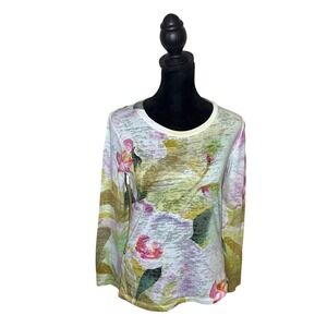 Floral Long Sleeve Women's Top